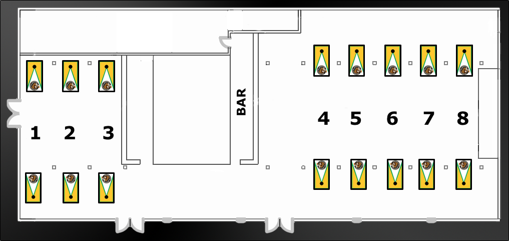 Cornhole Lane Map